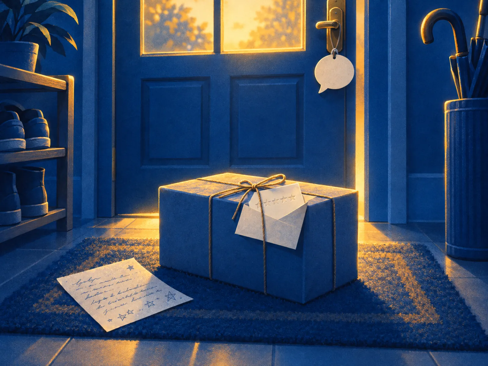 Encomenda na porta com envelope de estrelas: como pedir depoimento para clientes de SaaS no momento certo